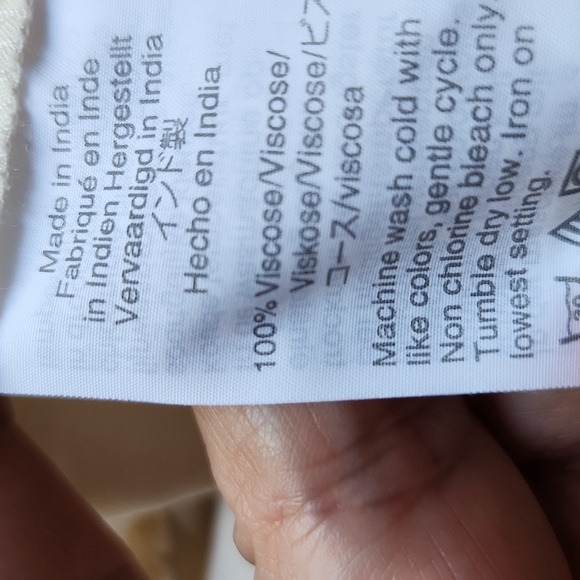 NWT J.Crew Mercantile Cream Faux Wrap Top Blouse 6 Viscose - Picture 8 of 8